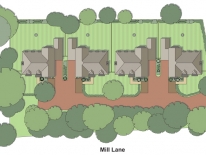 Mill Lane - site layout plan