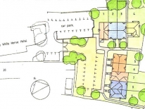 Collards Gate - site layout plan